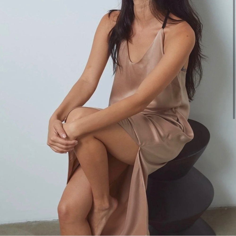 Lunya Washable Silk Slip Dress, NWOT